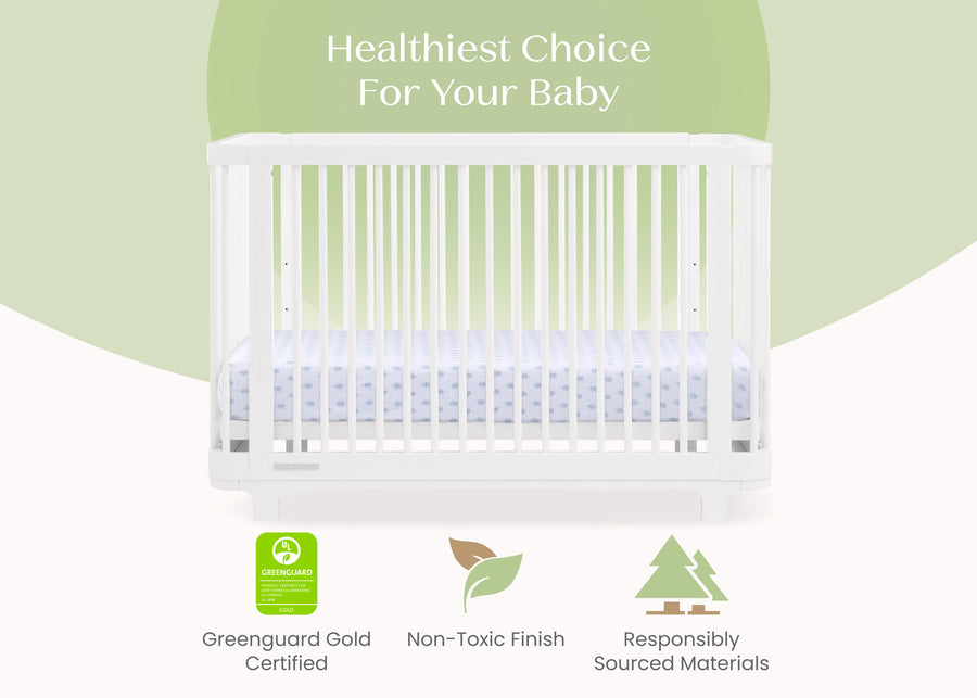 Bianca White (130) 21-Nest 4-in-1 Convertible Crib