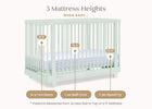 Light Sage (389) 37-Nest 4-in-1 Convertible Crib