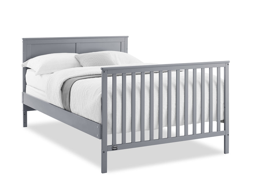Grey (026) 17-Logan 6-in-1 Convertible Crib with Underdrawer