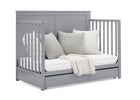 Grey (026) 16-Logan 6-in-1 Convertible Crib with Underdrawer