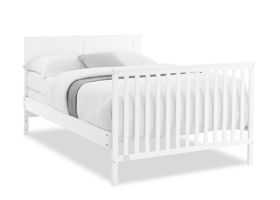 Bianca White (130) 38-Logan 6-in-1 Convertible Crib with Underdrawer