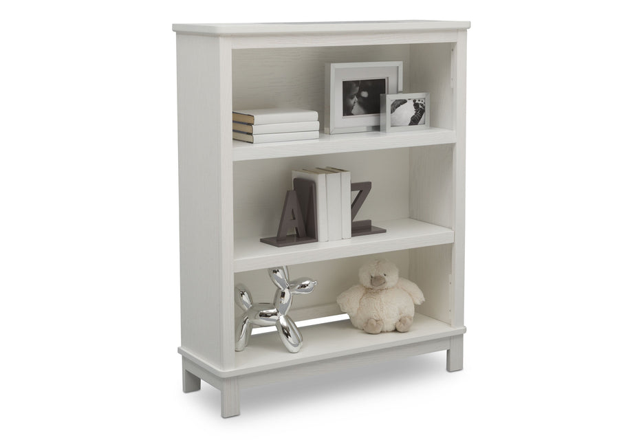 Textured White (1349) 11-Farmhouse Bookcase