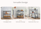Grey (026) 2-Scout Changing Table