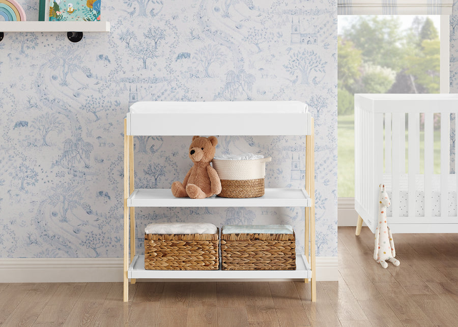 Bianca White with Natural (123) 14-Scout Changing Table