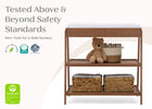 Chestnut (836) 59-Scout Changing Table