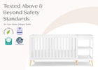 Bianca White with Natural (123) 5-Essex 4-in-1 Convertible Crib and Changer