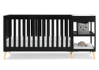 Ebony with Natural (1482) 24-Essex 4-in-1 Convertible Crib and Changer