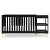 DCB: Ebony with Natural (1482) 29-Essex 4-in-1 Convertible Crib and Changer