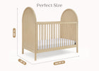 Natural Sandstone (1544) 8-Vivi 4-in-1 Convertible Crib