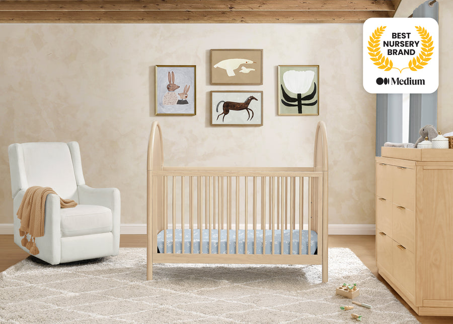 Natural Sandstone (1544) 3-Vivi 4-in-1 Convertible Crib