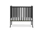 Ebony (0011) 50-Lee Portable Folding Mini Crib with 1.5-Inch Mattress