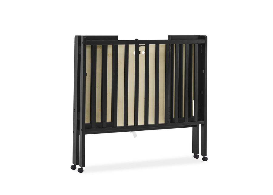 Ebony (0011) 52-Lee Portable Folding Mini Crib with 1.5-Inch Mattress