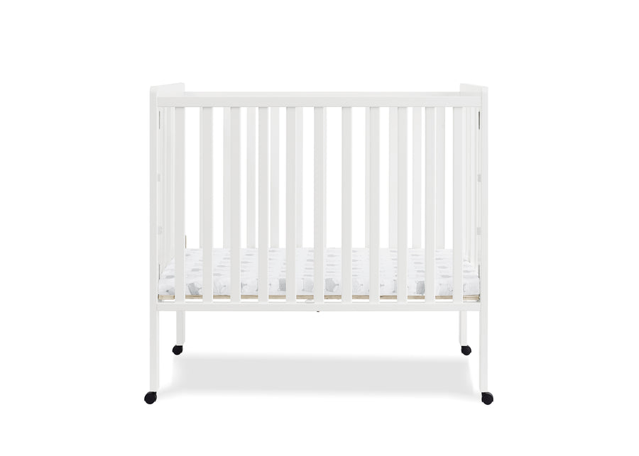 Bianca White (130) 22-Lee Portable Folding Mini Crib with 1.5-Inch Mattress