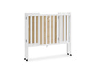 Bianca White (130) 24-Lee Portable Folding Mini Crib with 1.5-Inch Mattress