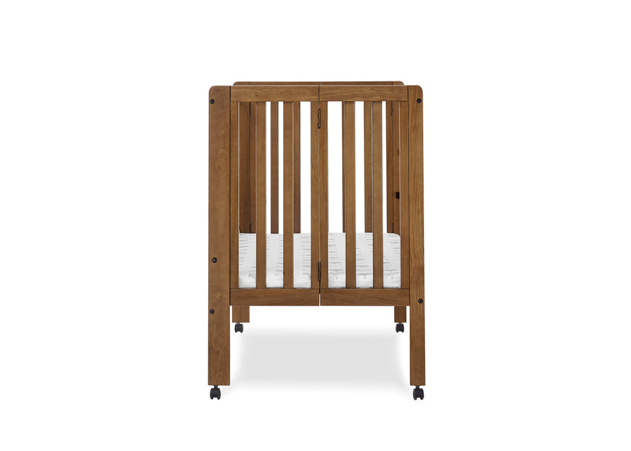 Chestnut (836) 39-Lee Portable Folding Mini Crib with 1.5-Inch Mattress