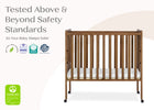 Chestnut (836) 35-Lee Portable Folding Mini Crib with 1.5-Inch Mattress