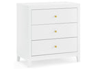 Eloise 3 Drawer Dresser with Changing Top and Interlocking Drawers 7-Eloise 3 Drawer Dresser with Changing Top and Interlocking Drawers