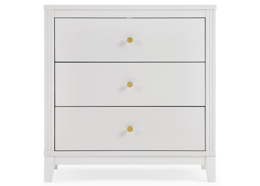 Eloise 3 Drawer Dresser with Changing Top and Interlocking Drawers 32-Eloise 3 Drawer Dresser with Changing Top and Interlocking Drawers