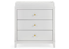 Eloise 3 Drawer Dresser with Changing Top and Interlocking Drawers 34-Eloise 3 Drawer Dresser with Changing Top and Interlocking Drawers