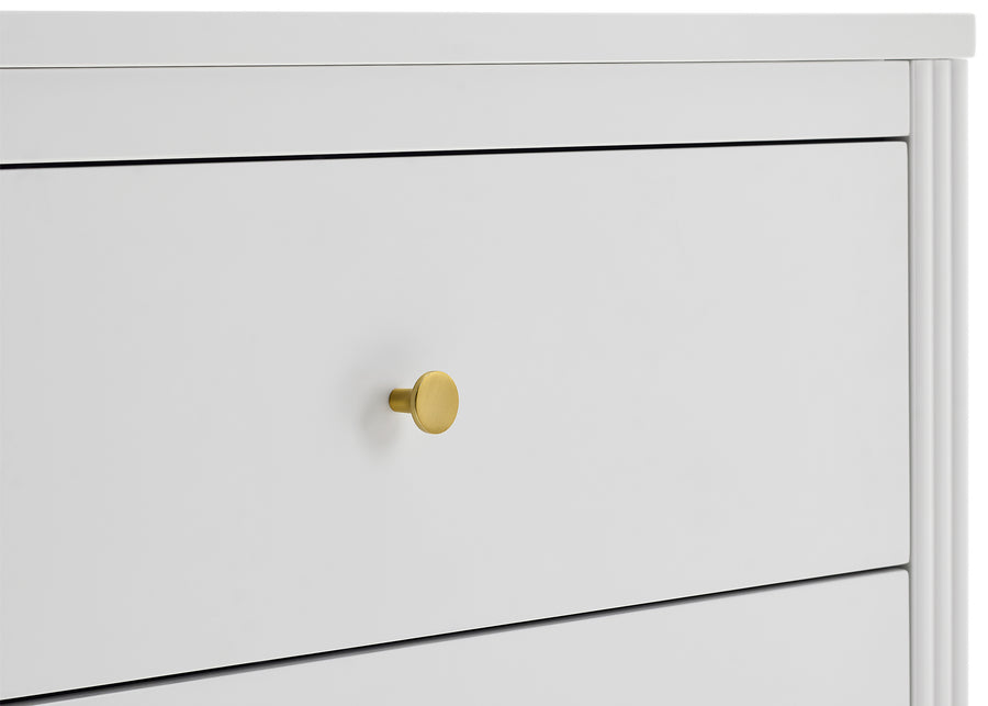 Moonstruck Grey (1351) 31-Eloise 3 Drawer Dresser with Changing Top and Interlocking Drawers