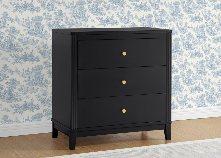 Eloise 3 Drawer Dresser with Changing Top and Interlocking Drawers 52-Eloise 3 Drawer Dresser with Changing Top and Interlocking Drawers