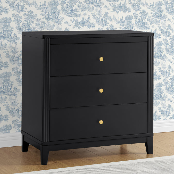 Eloise 3 Drawer Dresser with Changing Top and Interlocking Drawers 46-Eloise 3 Drawer Dresser with Changing Top and Interlocking Drawers