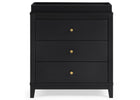 Eloise 3 Drawer Dresser with Changing Top and Interlocking Drawers 49-Eloise 3 Drawer Dresser with Changing Top and Interlocking Drawers