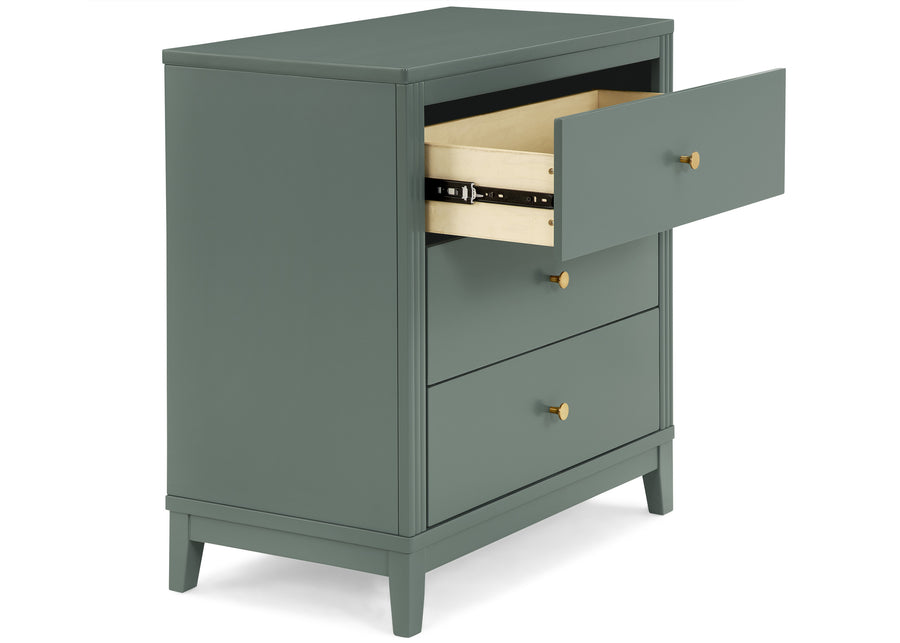 Grassy Glen (357) 17-Eloise 3 Drawer Dresser with Changing Top and Interlocking Drawers
