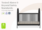 Midnight Grey (1360) 23-Eloise 4-in-1 Convertible Crib