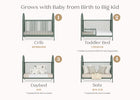 Grassy Glen (357) 3-Eloise 4-in-1 Convertible Crib