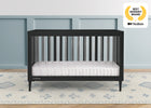 Ebony (0011) 2-Bowie 4-in-1 Convertible Crib