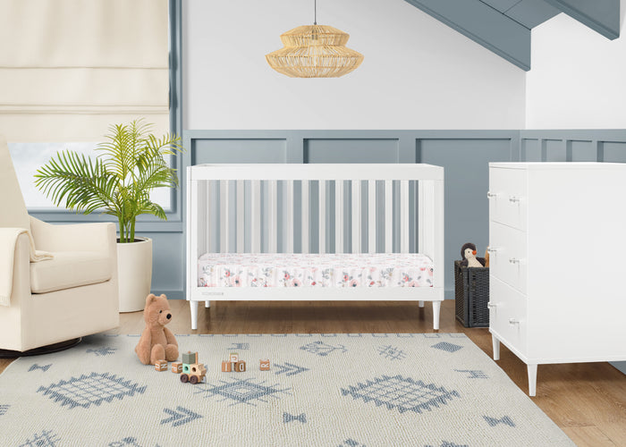 Bowie 4-in-1 Convertible CribBianca White (130)
