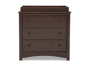  Walnut Espresso (1324) 9-Perry 3 Drawer Dresser with Changing Top