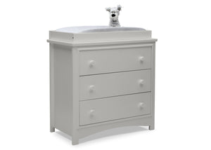 Moonstruck Grey (1351) 14-Perry 3 Drawer Dresser with Changing Top
