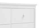 Bianca White (130) 15-Perry 6 Drawer Dresser with Interlocking Drawers