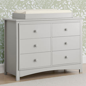 Perry 6 Drawer Dresser with Interlocking Drawers 7-Perry 6 Drawer Dresser with Interlocking Drawers