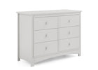 Moonstruck Grey (1351) 21-Perry 6 Drawer Dresser with Interlocking Drawers