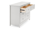 Moonstruck Grey (1351) 23-Perry 6 Drawer Dresser with Interlocking Drawers