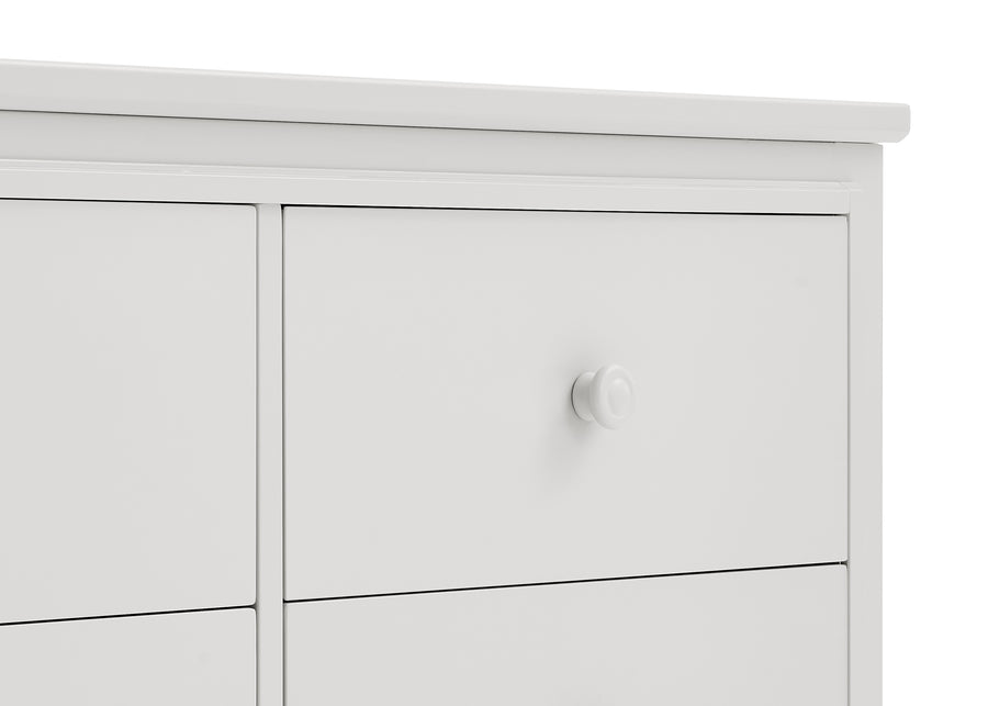 Moonstruck Grey (1351) 24-Perry 6 Drawer Dresser with Interlocking Drawers