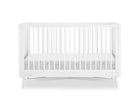 White crib on a white background 9-Dylan 4-in-1 Convertible Crib
