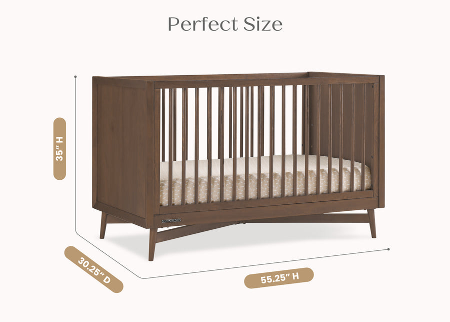 Teak Brown (1526) 20-Dylan 4-in-1 Convertible Crib