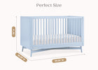 Cloud Blue (1528) 7-Dylan 4-in-1 Convertible Crib