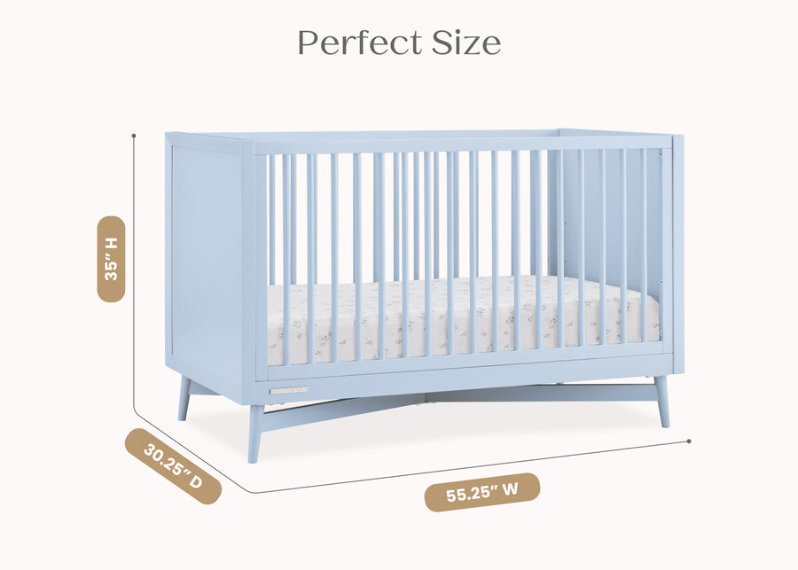 Cloud Blue (1528) 7-Dylan 4-in-1 Convertible Crib