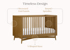 Acorn (755) 20-Dylan 4-in-1 Convertible Crib