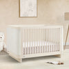 White crib in a room with a teddy bear and lamp 2-babyGap Callie Collection