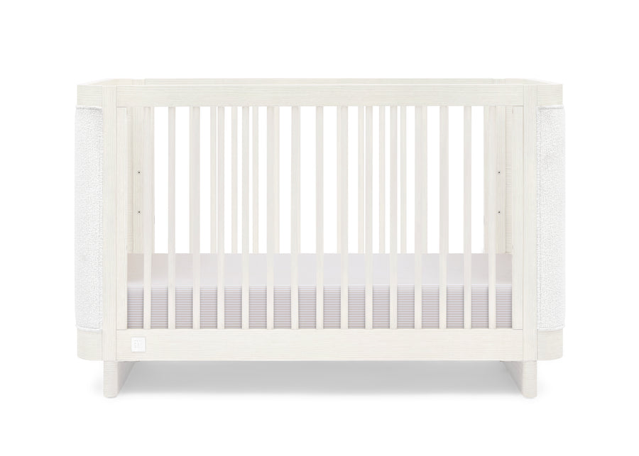 Antique White with White Boucle (1550) 19-babyGap Callie 4-in-1 Upholstered Crib