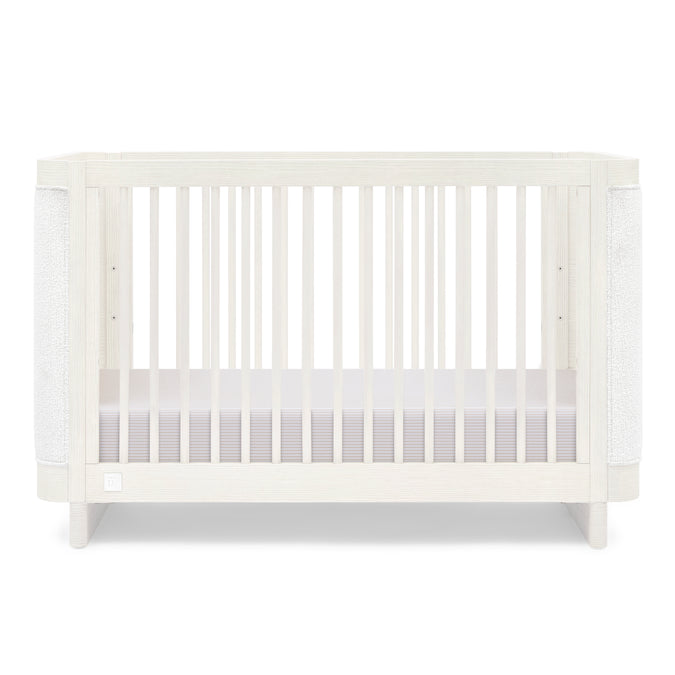 DCB: Antique White with White Boucle (1550) 18-babyGap Callie 4-in-1 Upholstered Crib