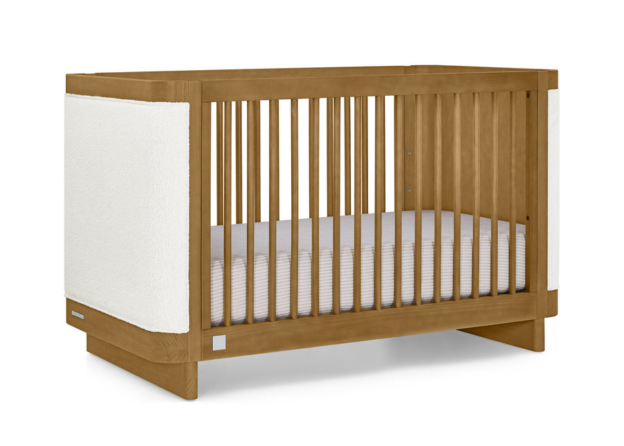 Acorn with White Boucle (1551) 3-babyGap Callie 4-in-1 Upholstered Crib