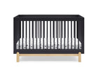 Midnight Grey with Natural (1372) 25-Poppy 4-in-1 Convertible Crib
