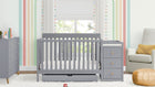 Flynn 5-in-1 Crib and Changer Grey 3-Flynn Collection